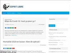 Sites similar to esprit-libre.ch