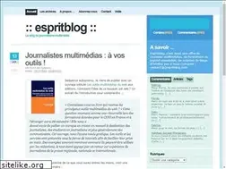 Sites similar to espritblog.com