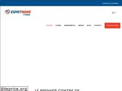 Sites similar to espritboxefitness.ca