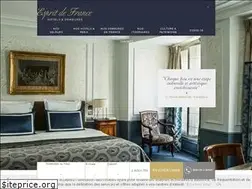 Sites similar to espritdefrance.com