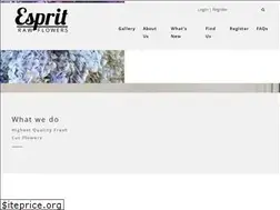 Sites similar to espritrawflowers.com