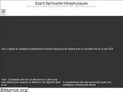 Sites similar to espritsciencemetaphysiques.com