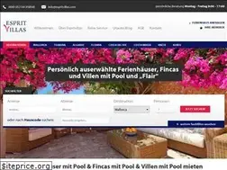 Sites similar to espritvillas.com