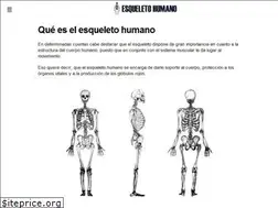 Sites similar to esqueletohumano.net