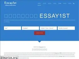 Sites similar to essay1st.com