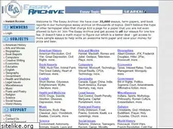 Sites similar to essayarchive.com