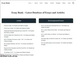 Sites similar to essaybank.net