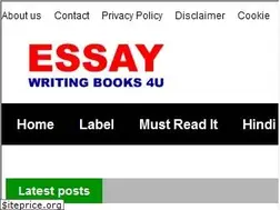 Sites similar to essaybooks4u.com