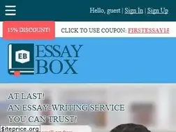 Sites similar to essaybox.org