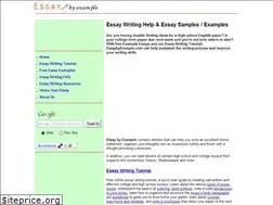 Sites similar to essaybyexample.com