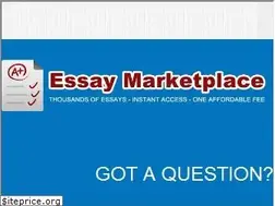 Sites similar to essaymarketplace.com