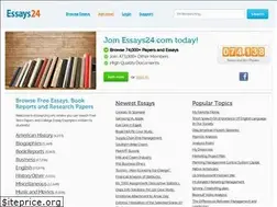 Sites similar to essays24.com