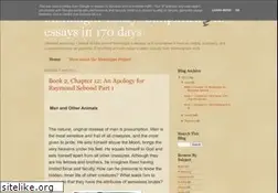 Sites similar to essaysbymontaigne.blogspot.com