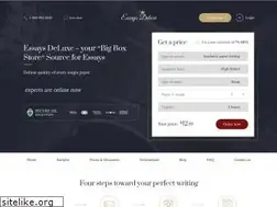 Sites similar to essaysdeluxe.com