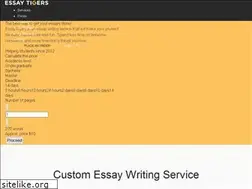 Sites similar to essaytigers.com