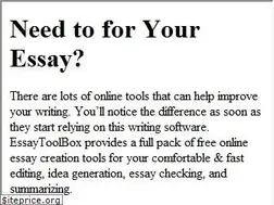Sites similar to essaytoolbox.com