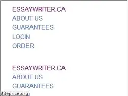 Sites similar to essaywriter.ca