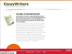 Sites similar to essaywriters.com