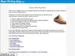Sites similar to essaywritinghelp.com