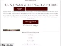 Sites similar to essentialweddinghire.com