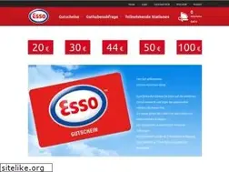 Sites similar to esso-gutschein.de