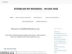 Sites similar to establishmybusiness.com