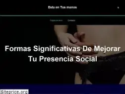 Sites similar to estaentusmanos.es