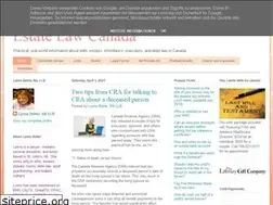 Sites similar to estatelawcanada.blogspot.com