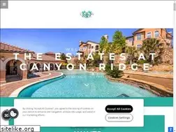Sites similar to estatesatcanyonridgeapts.com