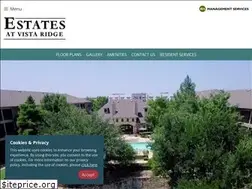 Sites similar to estatesatvistaridge.com