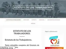 Sites similar to estatutodelostrabajadores.com