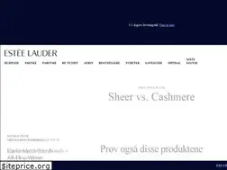 Sites similar to esteelauder.no