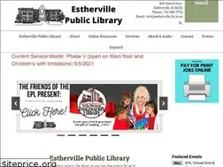 Sites similar to estherville.lib.ia.us