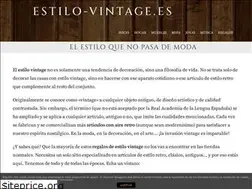 Sites similar to estilo-vintage.es