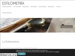 Sites similar to estilometria.com