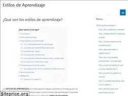 Sites similar to estilosdeaprendizaje.org