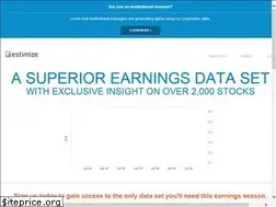Sites similar to estimize.com