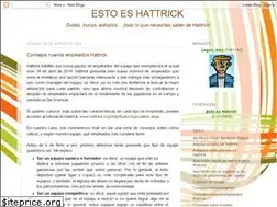 Sites similar to estoeshattrick.blogspot.com