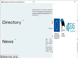Sites similar to estonianarchitecture.com