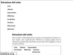 Sites similar to estrazionelotto.it