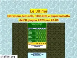 Sites similar to estrazionilotto.com