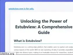 Sites similar to estubview.com