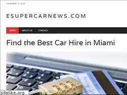 Sites similar to esupercarnews.com