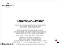 Sites similar to eszterbauer-bor.hu