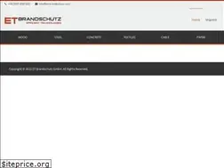Sites similar to et-brandschutz.de