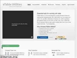 Sites similar to etableutilities.com