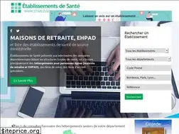 Sites similar to etablissementsdesante.fr
