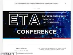 Sites similar to etaconference.com