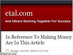 Sites similar to etal.com