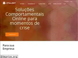 Sites similar to etalent.com.br